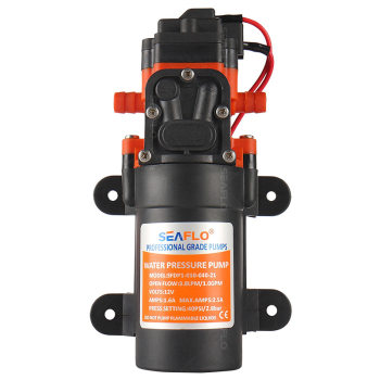 ປັ໊ມນ້ໍາ RV 12V24V trailer trailer DC diaphragm pump booster pump O yacht water supply self-priming pump for water pumping