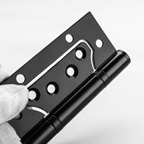 Stainless steel 3 0 thickened 4-inch mother-in-law hinge room bedroom door solid wood door hinge door hinge Z chain black live