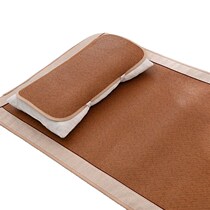 Summer mat student dormitory single summer dual-purpose straw mat foldable household summer baby rattan mat childrens bamboo mat