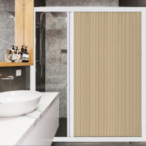 Yuxiao small apartment folding bathroom door dry and wet separation waterproof and mildew-proof toilet partition sliding door shower room curtain