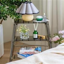 Wengui Nordic small apartment creative folding ladder modern simple internet celebrity home fashion transparent ladder herringbone ladder