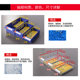 Drawer Parts Cabinet 100/75 Drawing Hardware Tool Cabinet Organizing Cabinet Material Screw Cabinet Tool Sample Storage Cabinet