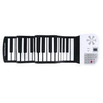 Soft hand-rolled piano keys thickened professional folding A-portable electronic keyboard rechargeable female soft keyboard multifunctional