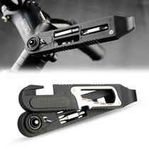 Manufacturer bicycle multi-G function tire lever Jing wheel wrench multi-function tool mountain bike repair tire tool