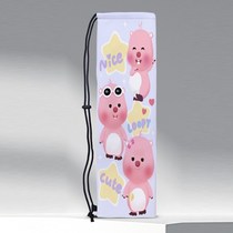 X Beaver Cartoon Series Printed Shoulder Drawstring Badminton Racquet Bag