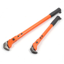 Spot pipe pliers wrench Luweiluo vanadium steel fast steel bar D wrench multifunctional pipe pliers repair steel bar wrench