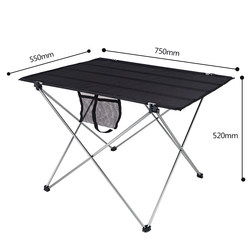 Sufa Outdoor Camping Portable Folding Table Picnic Barbecue U