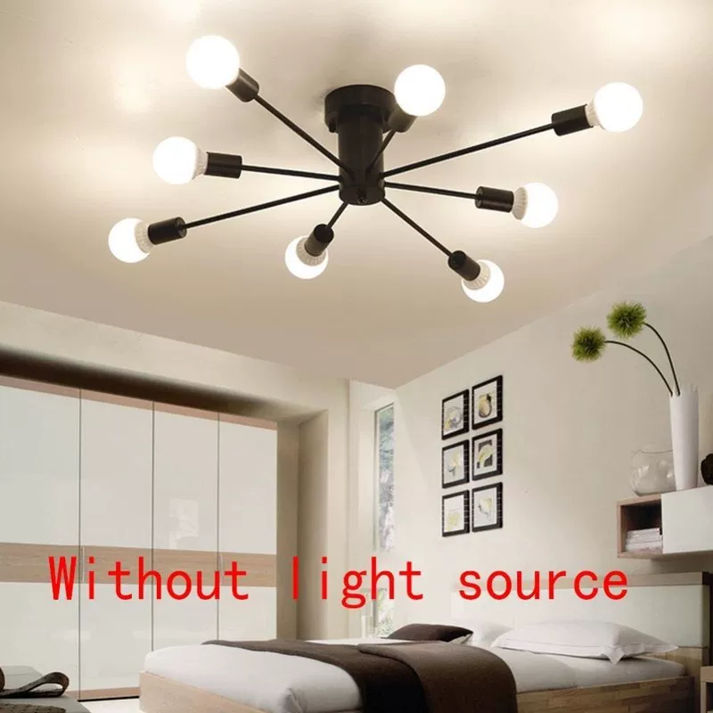 LED арт много голов собирающийся потолочный светильник для гостиной спальни study D