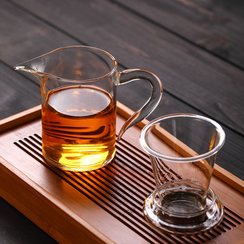 Japanese kung fu teapot glass tea maker small one person lazy simple tea cup filter black tea tea set