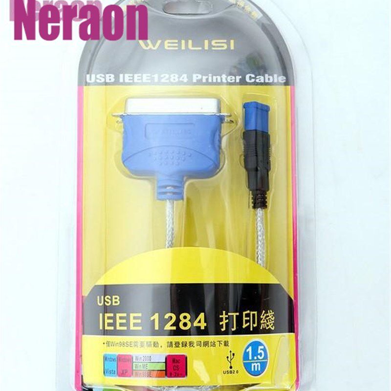 USB conversion joint IEEE1284 printing line 1 5mG printed wire parallel port CN36 hole data printing line-Taobao