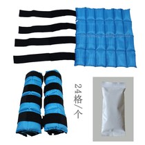 Ice bag horse guard f leg horse leg ice pack cooling swelling muscle fatigue sports equestrian blue horse tendon relief