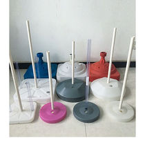 New round water-injected ball arch stand goal base arch bracket base small bottom Q seat: pink about 21c)