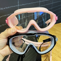 Childrens swimming goggles for boys and girls high-definition large-frame swimming goggles waterproof and anti-fog boys professional diving goggles equipment