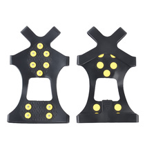 Sufa outdoor 10-nail non-slip shoe cover urban crampon simple ten-tooth snow ice mud road elderly anti-fall feet
