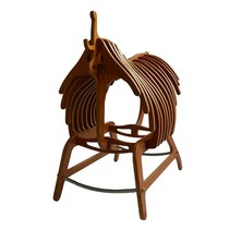 Wooden keel saddle rack saddle rack rib saddle rack u load-bearing 100KG display saddle rack high-end saddle rack durable