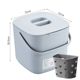 Kitchen waste bin household desktop with lid wet and dry classification kitchen odorproof kitchen countertop drain separation barrel