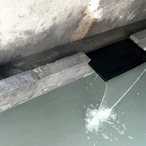U-shaped water tank stainless steel waterfall outlet courtyard water feature deflector drop plate water curtain wall water plate`