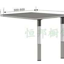 Cabinet retractable folding bar foot lift table leg adjustment foot simple table leg dining table leg 510 adjustment 700
