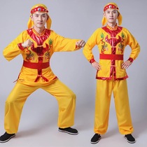 Dragon dance and lion dance costumes gongs and drums sedan chair dragon lantern performance costumes mens and womens festive drumming costumes Northern Shaanxi X waist drum costumes Yangko