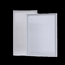 Sideboard glass door 20 white aluminum frame minimalist glass door narrow frame wine cabinet door leaf V wardrobe glass cabinet door