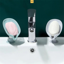 Leaf Shaped Soap Holder Shower Soap Shelf Bath Soap Box Vert