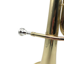 E-flat three-key medium J horn brass Western musical instrument for beginners students professional performance examination with portable bag