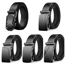 Belts Men PU Leather Belt for Mens Waist Belt Ratchet Belt