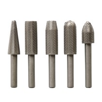 5-piece electric rotary file set 6mm soft metal file embossed steel file electric grinding head electric file head