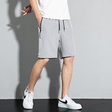 Пользовательские шорты 冰丝薄款短裤男士夏季外穿速干宽松篮球裤子五分休闲运动裤衩速干