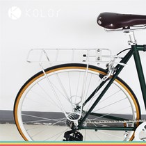 Kaler aluminum alloy rear rack o retro rear seat rack bright silver rack road car 700c rear rack