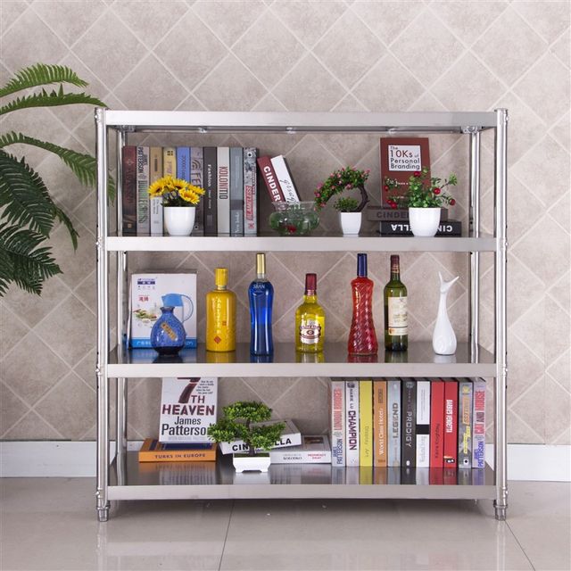 ໄວທີ່ສຸດ 304 ຊັ້ນວາງເຮືອນຄົວສະແຕນເລດສະແຕນເລດເຕົາອົບໄມໂຄເວຟ racks ໂຮງແຮມບ່ອນເກັບຮັກສາ shelves ເຮືອນເກັບຮັກສາ shelves ເຮືອນ