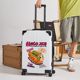 卡通涂鸦行李箱2023新款男20寸旅行箱女学生万向轮直角拉杆密码箱