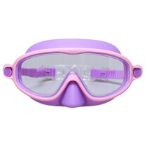 Swimming goggles with nose protection integrated childrens nose mask large frame waterproof and anti-fog outdoor swimming N swimming goggles HD electroplating for men and women