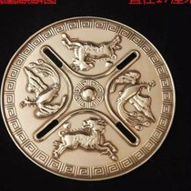 Brass cover plate Thirteen Taibao hook birdcage round square cover birdcage top cover decorative plate birdcage