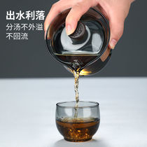 Glass cup tea cup tea resistant three-day bowl cover single bowl with tea bowl large kong T hu tea cup hot bowl cover