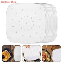 Sufa 100pcs 6 7 8 9 Inch Air Fryer Liners Square Air Fryer Pa