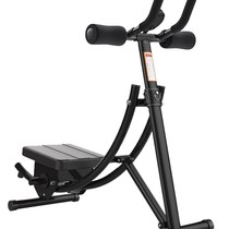 Multifunctional folding abdominal fitness machine lazy abdominal tightening machine track abdominal muscle crunch sit-ups abdominal fitness machine