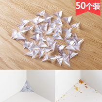 Drawer wardrobe dust-proof corner transparent crystal cabinet corner grain 5C0 piece creative dust-proof and dust-proof corner cabinet triangle