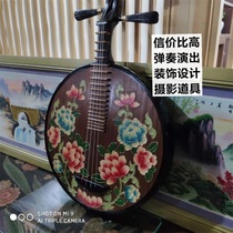 National musical instrument Yueqin painted home pendant ornaments retro Peking Opera beginners introduction to Chinese style factory direct sales