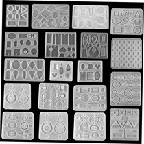 newEarring Pendants Resin Molds Silicone Mold for UV Epo