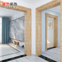 Marble door cover edge door frame line bedroom door cover frame stone balcony pass U set entrance door frame stone plastic