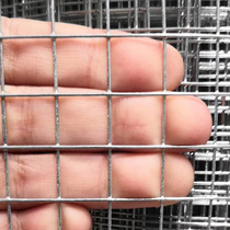 Sheet electric welding protective isolation guardrail net breeding net iron net thickened mesh barbed wire fence dipped hot-dip galvanized outdoor