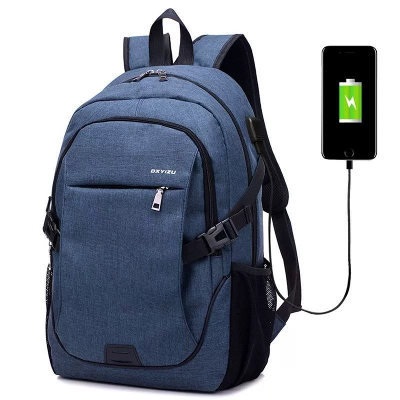 Laptop Backpack with usb school backpack bag for men's