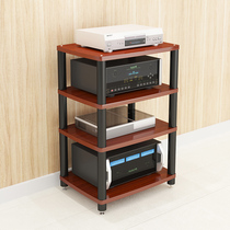Amplifier cabinet speaker cabinet hifi audio v equipment rack with shock-absorbing feet cinema multi-layer professional amplifier