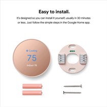Nest can program design WIFI thermostat 2 générations Home wise J can temperature-controlled US direct mail package tax