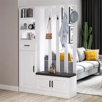 Sufa wine cabinet wall-mounted home simple entrance cabinet entrance living room decorative cabinet screen partition oak color drawer