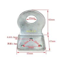 Hot-selling medium-iron galvanized nose lock thickened iron door wooden door door buckle welded door right-angle buckle door connection
