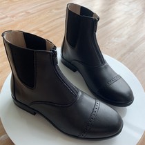 Childrens clothing riding boots short boots non-slip durable riding boots mens and womens equestrian equipment adult horse Z boots equestrian grinding