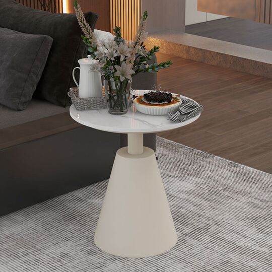 Nordic sofa side table bedroom bedside table living room slate corner table internet celebrity reception side table negotiation small round table coffee table