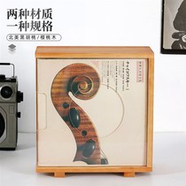 Direct sales new black walnut vinyl record rack LvP record storage storage box nostalgic LP vinyl cabinet solid wood C